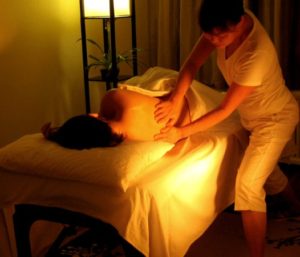 side-lying massage for pregnant women